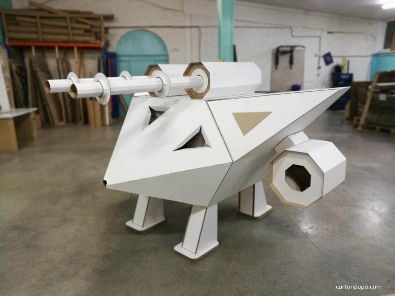 звездолет из картона, cardboard spaceship