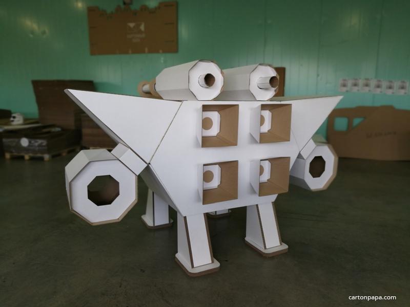 звездолет из картона, cardboard spaceship